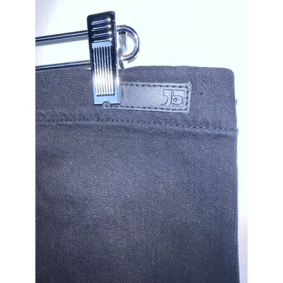Joe's Jeans Black Elastic Waist Pull On Flat Front Ankle Zip Legging Size L - Picture 5 of 8